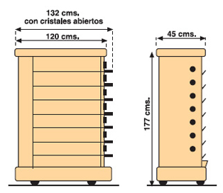 Dimensiones INOX 7/49