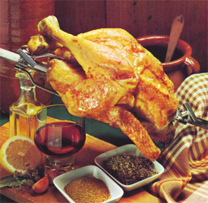 Pollos asados con asador ARGON